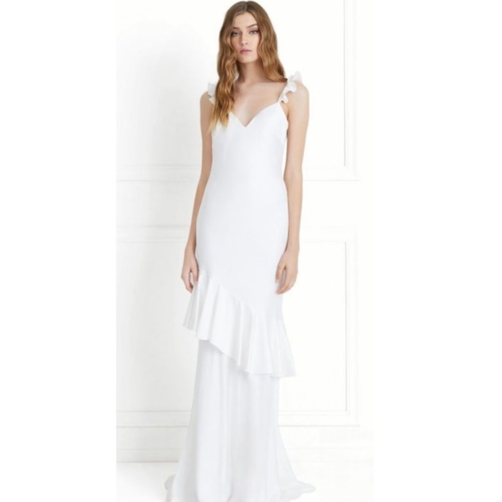 Rachel Zoe Nicolina Duchess Crepe Gown